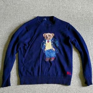 Men's Ralph Lauren Polo Bear Sweater Medium
